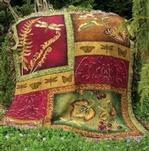 Flora & Fauna Tapestry Throw