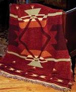 Flame Chenille Tapestry Throw
