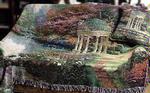 The Garden of Prayer Tapestry Throw