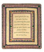 NEW Don't Grieve For Me Tapestry Throw