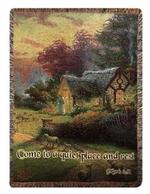  SALE 1 IN STOCK The Good Shepherd's Cottage, Mark 6:31 Tapestry Throw