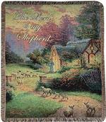 NEW Good Shepherd's Cottage Tapestry Throw
