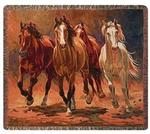  Hoofbeats & Heartbeats Tapestry Throw