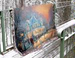 A Holiday Gathering with Verse Tapestry Throw