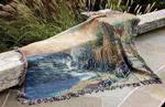 The Light of Peace Tapestry Throw