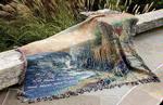 The Light of Peace with Verse Tapestry Throw