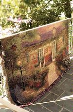 Studio in the Garden Tapestry Throw