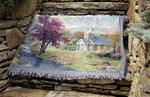 Streams of Living Water Tapestry Throw