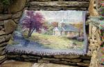Streams of Living Water with Verse Tapestry Throw