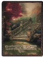 Stairway to Paradise with Verse Tapestry Throw