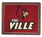 Collegiate - University OF Louisville The Ville Tapestry Throw