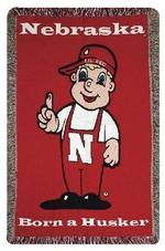 Collegiate - University Of Nebraska Tapestry Throw