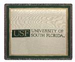 Collegiate - University OF South Florida Tapestry Throw