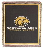 Collegiate - University OF Southern Mississippi Tapestry Throw