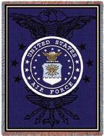 United States Air Force Throw Blanket