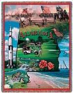 Alabama State Tapestry Throw