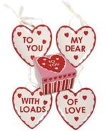  Valentine Mini Plates, Set of 4