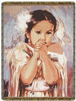 Bashful Tapestry Throw