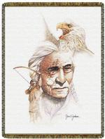 The Eagle is My Brother Tapestry Throw