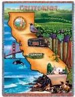 California State Tapestry Throw