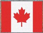 Canada Flag Throw Blanket