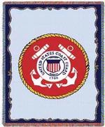 United States Coast Guard Throw Blanket