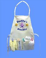 A Daddy's Doodie Apron Baby Shower Gift