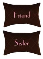 Friend / Sister Tapestry Word Pillow