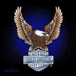 Harley Davidson ® Eagle Steel Tote Bags