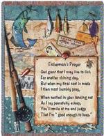 Fisherman's Prayer Tapestry Throw
