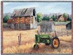 John Deere ® Golden Day Tapestry Throw