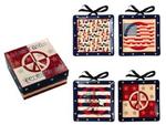 Americana Celebration Mini Plates, Set of 4