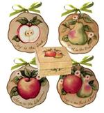  Praise Fruit Mini Plates, Set of 4