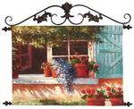 Flowerpot Scene Canvas Art