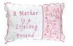 A Mother Is A Life Long Friend Pillow Talk Tapestry Pillow