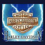 Harley Davidson ® Lightning Logo Tote Bags