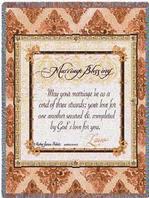 Marriage Blessing Tapestry Throws