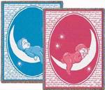 Moon Baby Boy - Blue Throw Blanket