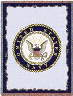 United States Navy Throw Blanket