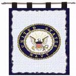 US Navy Tapestry Wall Hanging