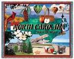 North Carolina State Tapestry Throw