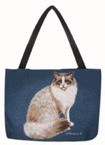 Rag Doll Cat Tapestry Tote Bag