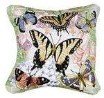 Butterflies Are Free Tapestry Pillow