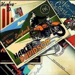 Harley Davidson ® Postcards Tote Bags
