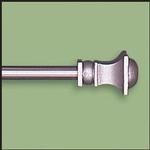 Square Nickle, Drapery or Wall Hanging Rod