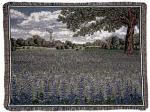 Texas Bluebonnets Tapestry Throw