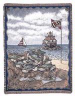 Maryland Blue Crab Tapestry Throw