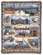 State of Nevada Tapestry Throw