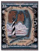 Cape Hatteras, NC Lighthouse Tapestry Throw