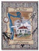 Mukilteo, WA Lighthouse Tapestry Throw